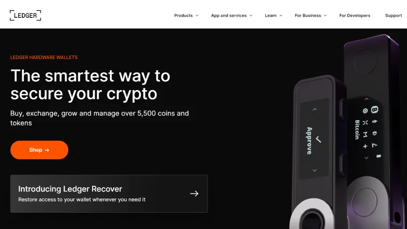 Ledger anonymn&aacute; kryptopeňaženka s no-KYC.

