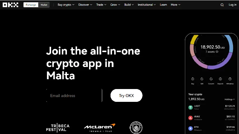 OKX Kryptoburza s n&iacute;zkymi poplatkami.
