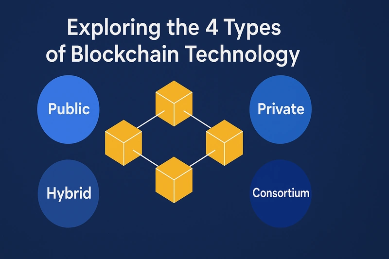 Skúmanie 4 typov technológie Blockchain